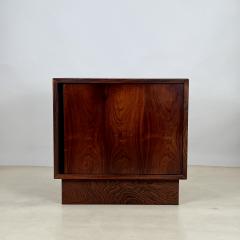 Minimalistic Rosewood Night Stand or Small Cabinet - 4283418