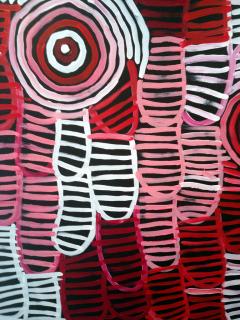 Minnie Pwerle Australia Aboriginal Painting Awelyewe Atnwengerrp Dreaming by Minnie Pwerle - 91670