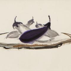 Minol Araki Eggplants on Platter 1978 - 2641347