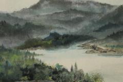 Minol Araki Mountain Lake and Village 1980 - 2658731