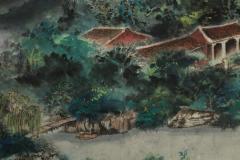Minol Araki Mountain Lake and Village 1980 - 2658738