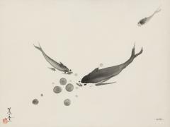 Minol Araki Three Fishes 1978 - 2643047