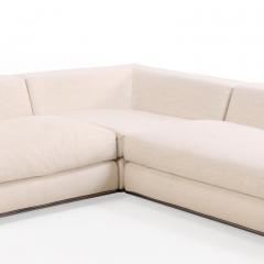 Minotti Hamilton 3 Piece Sectional on Chrome Base  - 4331309