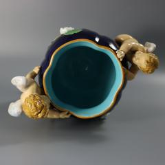 Minton Majolica Cherubs Vase - 4547974