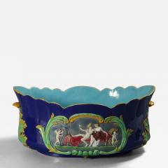 Minton Majolica Cupids Oval Jardiniere - 4475543