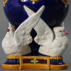 Minton Majolica Fantail Pigeon Vase - 4414018