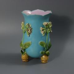 Minton Majolica Floral Vase with Bulb Feet - 4478941
