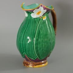 Minton Majolica Lily Jug Pitcher - 2735951