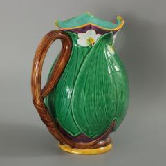 Minton Majolica Lily Jug Pitcher - 2735955