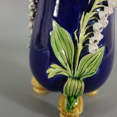 Minton Majolica Lily of the Valley Bulbs Vase - 3186257