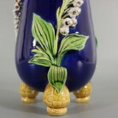 Minton Majolica Lily of the Valley Bulbs Vase - 3186263