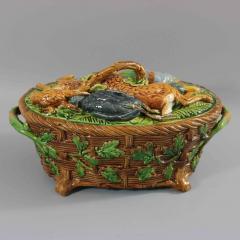 Minton Majolica Mallard Hare Game Pie Dish - 2444813