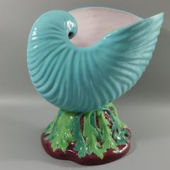 Minton Majolica Nautilus Shell Flower Pot - 2602123