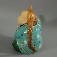 Minton Majolica Oriental Figure Teapot - 2505910