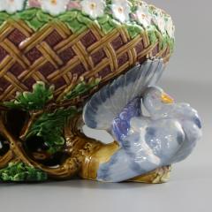 Minton Majolica Pigeon Centrepiece Bowl - 3683660