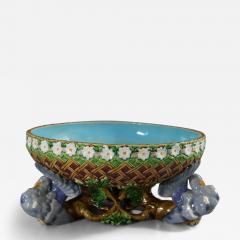 Minton Majolica Pigeon Centrepiece Bowl - 3689170