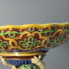 Minton Majolica Putti Comport - 4659543
