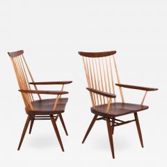 Mira Nakashima Pair New arm chairs design by George Nakashima - 1288308