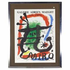 Miro Alcohol de Menthe Mid Century Galerie Adrien Maeght Art Poster - 3695729