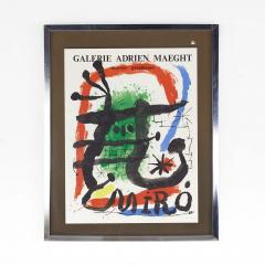 Miro Alcohol de Menthe Mid Century Galerie Adrien Maeght Art Poster - 3695730