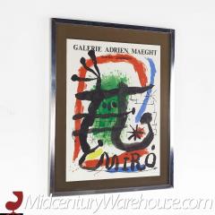 Miro Alcohol de Menthe Mid Century Galerie Adrien Maeght Art Poster - 3695732