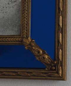Mirror with Cobalt Panels Italy circa 1930 - 4012072