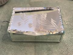 Mirrored Bevelled Hinged Box - 3810725