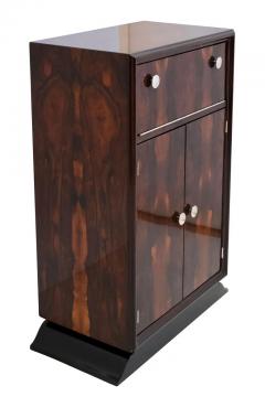 Mirrored French Art Deco Bar Furniture in Wood Veneer and High Gloss Lacquer - 2779759