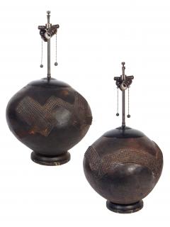 Mismatched Metal Lamps - 1305391