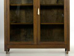 Mission Arts Crafts Oak Antique Bookcase Bookshelf Cabinet 20th Century - 1040518