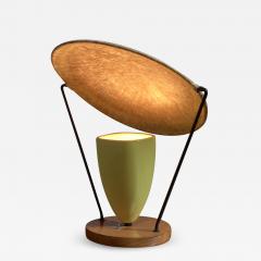 Mitchell Bobrick Mitchell Bobrick yellow ceramic table lamp with epoxy shade USA 1950s - 794956