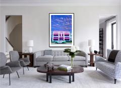 Mitchell Funk Art Deco District Miami Beach in the 80s Pinks and Blues - 3252446