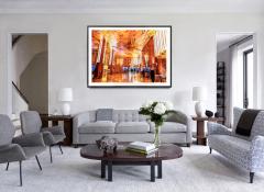 Mitchell Funk Chrysler Building Interior Art Deco in Glorious Golden Orange - 4285795