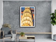 Mitchell Funk Chrysler Building Jewel Like Art Deco Gold Crown - 4252260