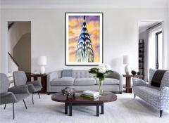 Mitchell Funk Chrysler Building Spire Zoom Color Abstract Photography Pastel Color - 3863932