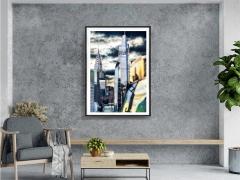 Mitchell Funk Chrysler Building Veiled in Silver and Grey - 4253134