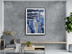 Mitchell Funk Chrysler Building in Bathed Sliver and Grey Light - 4357853