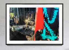 Mitchell Funk Crucifixion of Jesus Christ with Divine Light in Store Window - 4430301