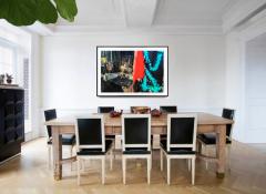 Mitchell Funk Crucifixion of Jesus Christ with Divine Light in Store Window - 4430303