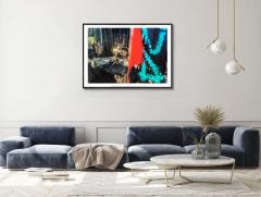 Mitchell Funk Crucifixion of Jesus Christ with Divine Light in Store Window - 4430304