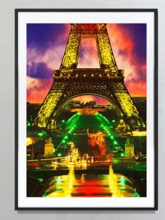 Mitchell Funk Eiffel Tower At Dusk With Dramatic Sky Paris France - 3775929