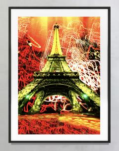 Mitchell Funk Eiffel Tower in Jackson Pollock Drip Lighting Paris France  - 4120455