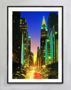 Mitchell Funk Glowing Chrysler Building and 42nd Street at Manhattanhenge - 3897195