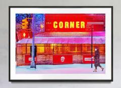 Mitchell Funk Manhattan Street Scene with Neon  - 3775925