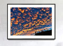 Mitchell Funk Mystical Transcendent Orange Sunset Big Sky - 3718285