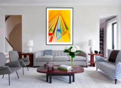 Mitchell Funk New York City 1970 Multiple Exposure by Mitchell Funk Abstract Photography - 3404154
