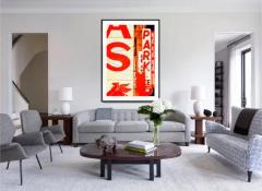 Mitchell Funk Pegasus Mythical Winged Divine Horse Vintage Sign Mid Century Street Signs - 3567243