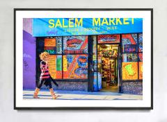 Mitchell Funk San Francisco Tenderloin Colorful Street Scene Hip Girl Street Art - 3958824