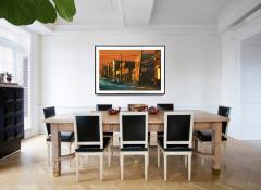 Mitchell Funk Street Art Literally Old Brooklyn Street with Dramatic Light - 4472395