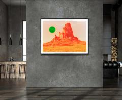 Mitchell Funk Surreal Mountain in Sci Fi Landscape Fine Art Prin - 4597162